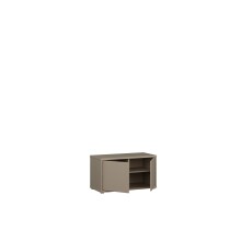 Schuhbank >Alice Springs< in Taupe - 74,5x41,5x34,9cm (BxHxT)