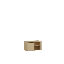 Schuhbank >Alice Springs< in Buttergelb - 74,5x41,5x34,9cm (BxHxT)