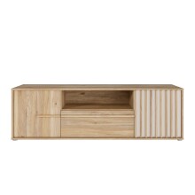 Lowboard >Arank< in Mauvella Eiche / Sand -...