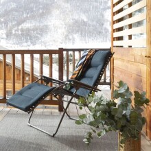 Gartensessel >Futura< in Bleu Encre, LFM2830 -...