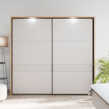 Schiebetürenschrank >SERAVEL< in Mauvella...