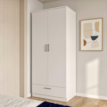 Drehtürenschrank >PANAMA< in Weiss -...