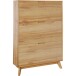 Schuhkipper >Essen< in Eiche Dekor - 89x125x24cm (BxHxT)