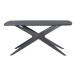 Esstisch >Dresden< in Schwarz, MDF - 160x76x90cm (BxHxT)