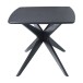 Esstisch >Dresden< in Schwarz, MDF - 200x76x100cm (BxHxT)