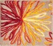 Badematte >ART< in orange/beige, 100% Polyacryl SUPERSOFT - 60x50x2cm (LxBxH)