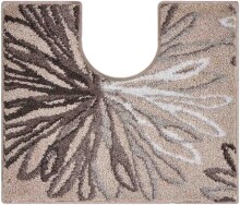 Badematte >ART< in taupe/beige, 100% Polyacryl...