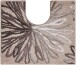 Badematte >ART< in taupe/beige, 100% Polyacryl SUPERSOFT - 60x50x2cm (LxBxH)