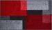 Badematte >ATALA< in rot, 100% Polyacryl SUPERSOFT - 100x60x2cm (LxBxH)