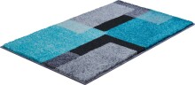 Badematte >ATALA< in türkis, 100% Polyacryl SUPERSOFT - 100x60x2cm (LxBxH)
