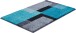 Badematte >ATALA< in türkis, 100% Polyacryl SUPERSOFT - 100x60x2cm (LxBxH)