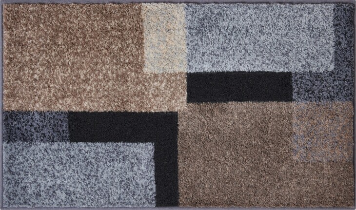 Badematte >ATALA< in taupe, 100% Polyacryl SUPERSOFT - 100x60x2cm (LxBxH)