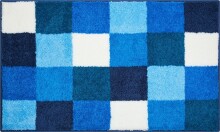 Badematte >BONA< in blau, 100% Polyacryl SUPERSOFT...