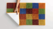 Badematte >BONA< in multicolor , 100% Polyacryl SUPERSOFT - 140x80x1,8cm (LxBxH)