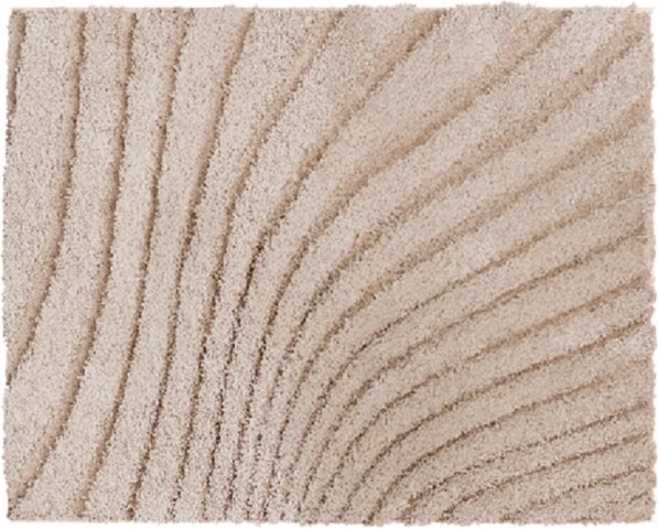 Badematte >CAFFI< in beige, 100% Polyester MAGICSOFT - 60x50x1,8cm (LxBxH)