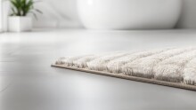 Badematte >CAFFI< in natur, 100% Polyester MAGICSOFT - 120x70x1,8cm (LxBxH)