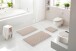 Badematte >CAFFI< in beige, 100% Polyester MAGICSOFT - 120x70x1,8cm (LxBxH)