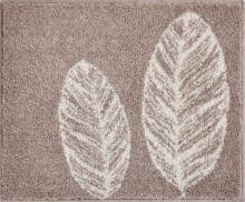 Badematte >DUETTO< in taupe, 100% Polyacryl...