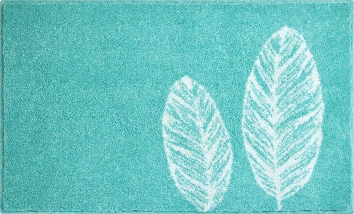 Badematte >DUETTO< in türkis, 100% Polyacryl SUPERSOFT - 100x60x2cm (LxBxH)