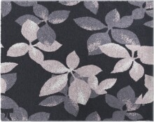Badematte >UMBRIA< in schwarz, 100% Polyacryl SUPERSOFT - 60x50x1,8cm (LxBxH)