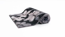 Badematte >UMBRIA< in schwarz, 100% Polyacryl SUPERSOFT - 60x50x1,8cm (LxBxH)
