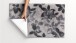 Badematte >UMBRIA< in taupe, 100% Polyacryl SUPERSOFT - 60x50x1,8cm (LxBxH)