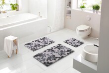 Badematte >UMBRIA< in taupe, 100% Polyacryl SUPERSOFT - 100x60x1,8cm (LxBxH)