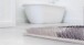 Badematte >UMBRIA< in taupe, 100% Polyacryl SUPERSOFT - 100x60x1,8cm (LxBxH)