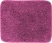 Badematte >MELANGE< in beere, 100% Polyacryl ULTRASOFT - 60x50x2,7cm (LxBxH)
