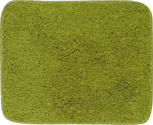 Badematte >MELANGE< in kiwigrün, 100% Polyacryl ULTRASOFT - 60x50x2,7cm (LxBxH)