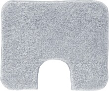 Badematte >MELANGE< in silber, 100% Polyacryl...