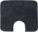 Badematte >MELANGE< in granit, 100% Polyacryl ULTRASOFT - 60x50x2,7cm (LxBxH)