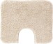 Badematte >MELANGE< in champagner, 100% Polyacryl ULTRASOFT - 60x50x2,7 (LxBxH)
