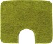 Badematte >MELANGE< in kiwigrün, 100% Polyacryl ULTRASOFT - 60x50x2,7cm (LxBxH)