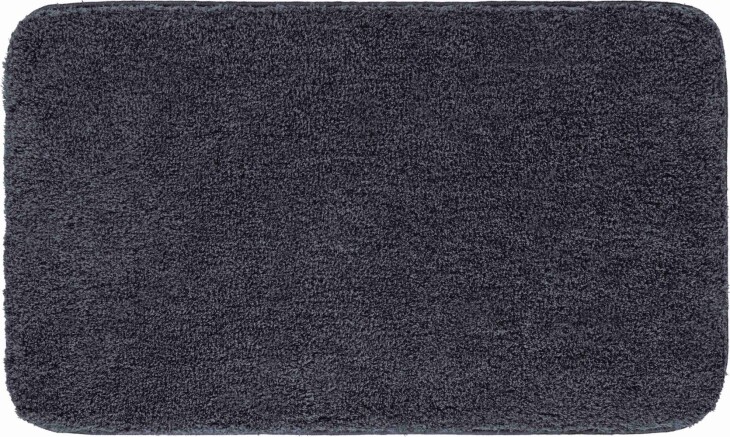 Badematte >MELANGE< in granit, 100% Polyacryl ULTRASOFT - 100x60x2,7cm (LxBxH)