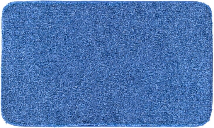 Badematte >MELANGE< in jeansblau, 100% Polyacryl ULTRASOFT - 120x70x2,7 (LxBxH)