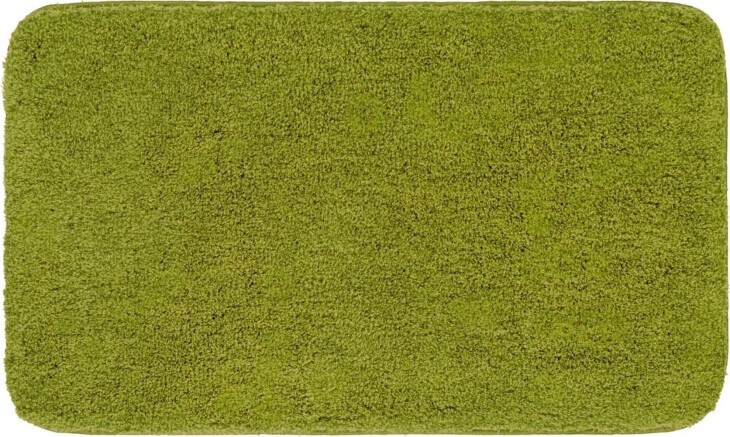 Badematte >MELANGE< in kiwigrün, 100% Polyacryl ULTRASOFT - 120x70x2,7cm (LxBxH)