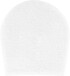 Badematte >MELANGE< in weiss, 100% Polyacryl ULTRASOFT - 50x47x2,7cm (LxBxH)