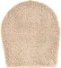 Badematte >MELANGE< in beige, 100% Polyacryl ULTRASOFT - 50x47x2,7cm (LxBxH)