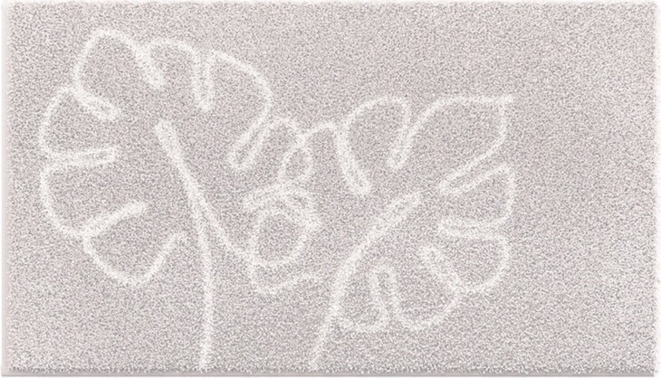 Badematte >LEVANA< in beige, 100% Polyacryl SUPERSOFT - 100x60x1,8cm (LxBxH)