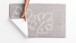 Badematte >LEVANA< in beige, 100% Polyacryl SUPERSOFT - 120x70x1,8cm (LxBxH)