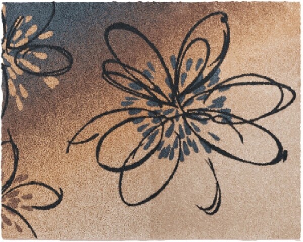 Badematte >LUSIA< in taupe, 100% Polyacryl SUPERSOFT - 60x50x1,8cm (LxBxH)