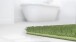 Badematte >LUSIA< in green, 100% Polyacryl SUPERSOFT - 100x60x1,8cm (LxBxH)
