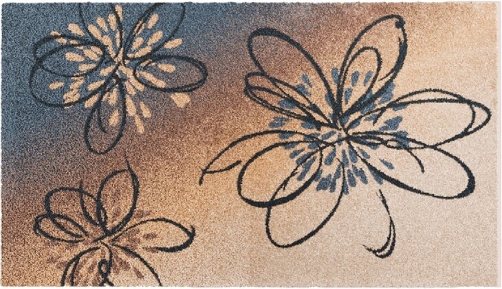 Badematte >LUSIA< in taupe, 100% Polyacryl SUPERSOFT - 100x60x1,8cm (LxBxH)