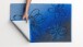 Badematte >LUSIA< in blue, 100% Polyacryl SUPERSOFT - 120x70x1,8cm (LxBxH)