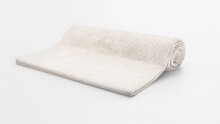 Badematte >MOLENA< in kiesel, 100% Polyester MAGICSOFT - 60x50x2,8cm (LxBxH)