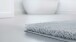 Badematte >MOLENA< in grau, 100% Polyester MAGICSOFT - 60x50x2,8cm (LxBxH)
