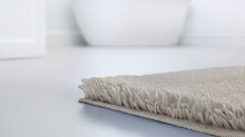Badematte >MOLENA< in cappuccino, 100% Polyester MAGICSOFT - 60x50x2,8cm (LxBxH)