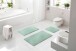Badematte >MOLENA< in salbei, 100% Polyester MAGICSOFT - 60x50x2,8cm (LxBxH)