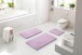 Badematte >MOLENA< in lavendel, 100% Polyester MAGICSOFT - 60x50x2,8cm (LxBxH)